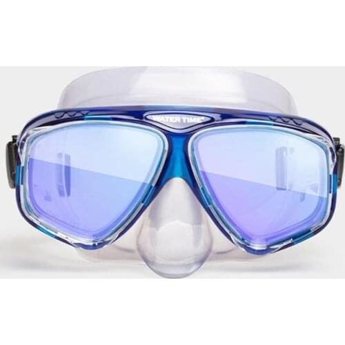 RTAAN Swimming goggles waterproof and fog proof HD large anti choking water swimming coated nose swimming glasses diving mask