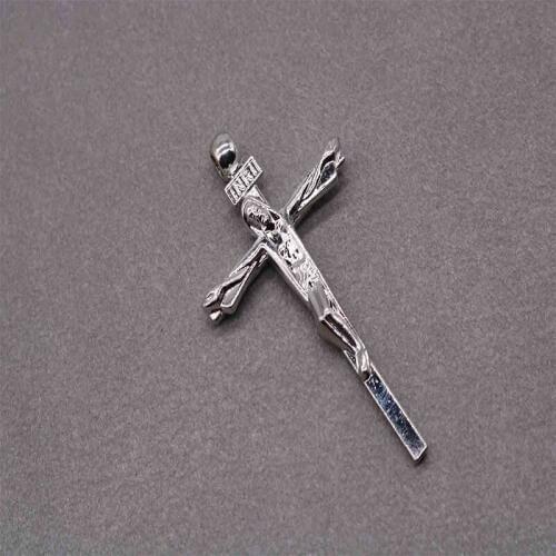 Orthodox Western Jesus Alloy Jesus Cross Jewels. Rose Vintage Cross Accessories Rosary Beaded Cross Accessories