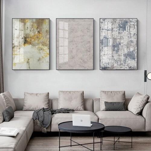 Poster of murals of porch of modern abstract sea decorative pattern prints the adornment picture on canvas wall