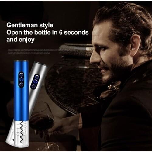 Portable Wine Corkscrew Electric Corkscrew Wine Opener Automatic Foil Cutter Electric Wine Bottle Openers Kitchen Bar Wine Tool