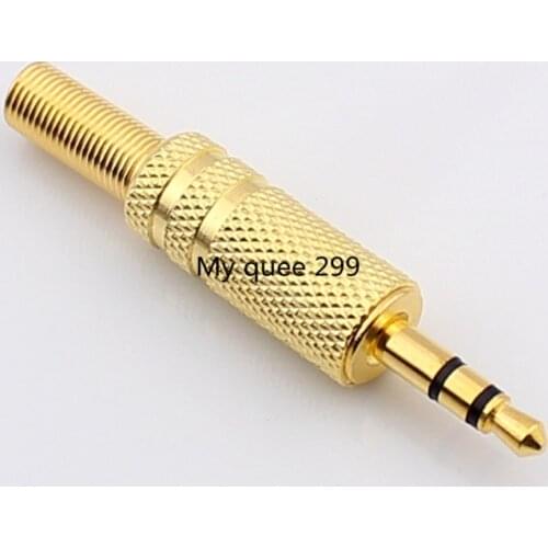 Gold plated 3.5mm connection head 3.5mm plug headphone jack 35 plug.6 mm plug 53. Promotion