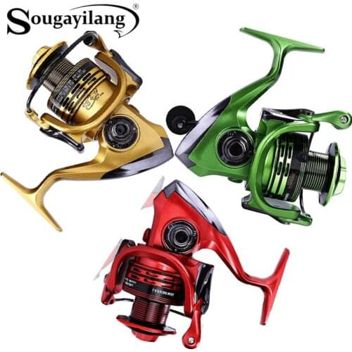 Sougayilang 13+1BB Fishing Reel XF2000-5000 Spinning Fishing Reel Saltwater Freshwater Carp Travel Fishing Tackle Peche Pesca