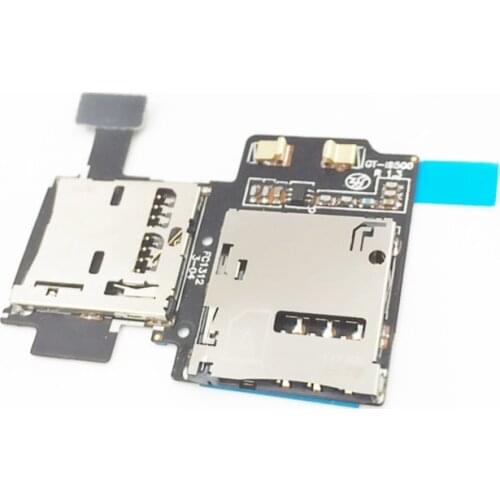 SIM Reader Flex Cable For Sansung S4 GT-I9505 i9505 i9500 Sim Card Slot Socket Holder Replacement Parts