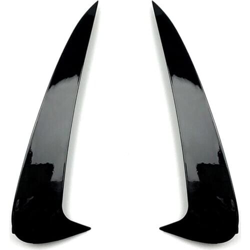 Rear Bumper Spoiler Side Canard for Mercedes for Benz C Class Estate S205 C180 C200 for AMG Black