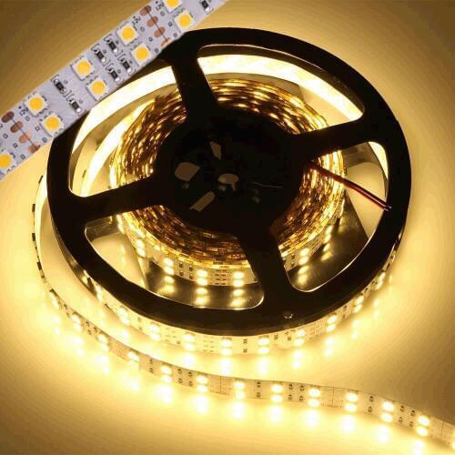 Led strip light 5050 silicon tube rope ribbon waterproof ip68 double row 600led 5m dc 12V 3000K 6500k white warm white RGB tape