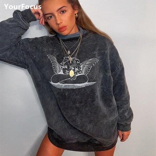 YourFocus Women's Sweatshirts With Inscriptions