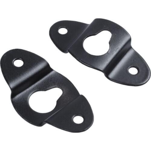 10PCS o Speaker Wall Mounted Iron Hanger Plate Black 4.8cm Long