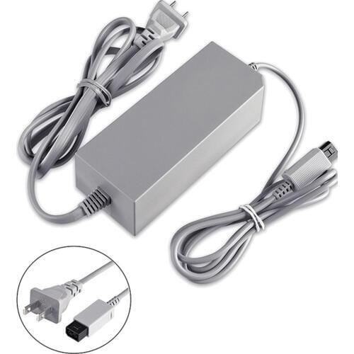 100PCS a lot US Plug AC Power Adaptor For Wii for Nintendo Wii Gamepad Controller joypad