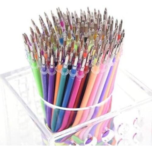 12 Color Fluorescent Refills Multi Colored Painting Writing Pen Refill Rod For Handle School Supplies Stationery Color Refill