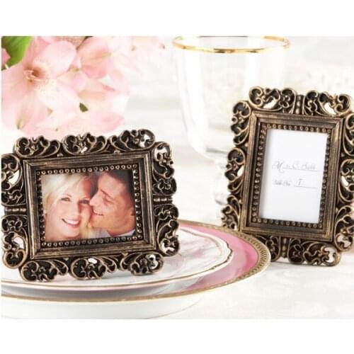 16pcs/lot Hot Sale Western Style Vintage Baroque Photo Frame Wedding Scene Props for Wedding Table Accessories Free shipping