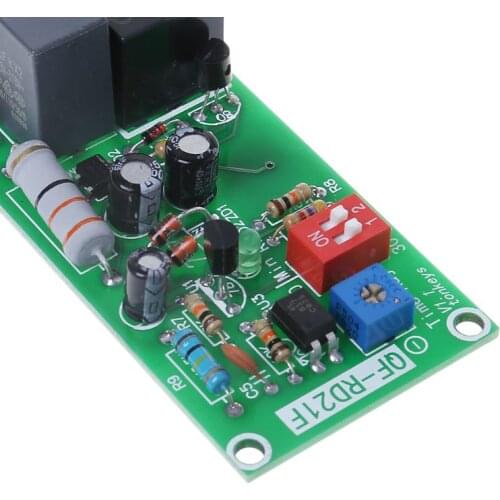 AC100V-220V Adjustable Timer Control Relay Module Turn Off Delay Switch Board For Exhaust Fan P31D