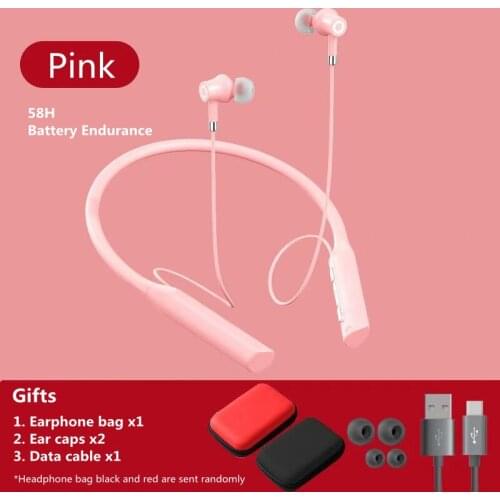 Bluetooth 5.0 Neckband Wireless headphones Stereo Sports Magnetic Headphones Sports Running IPX5 Waterproof fone de ouvido