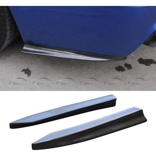 Carbon Fiber Rear Bumper Winglets Side Splitters For G30 G31 F90 M5 2018-2020