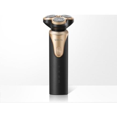 Household electric razor razor shaver for men dry and wet beard trimmer rechargeable and washable 3D head double blade