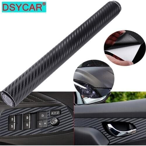 DSYCAR 300cm*30cm 6D 5D Carbon Fiber Wrapping Vinyl Film Motorcycle Tablet Stickers And Decals Auto Accessories Car Styling