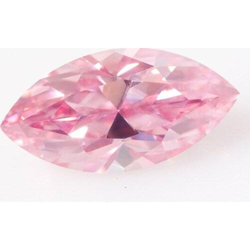 DVVS pink Color Clarity Marquise Shape Moissanites 10x5mm-6x12mm 1pcs Loose moissanite Stone for Jewelry