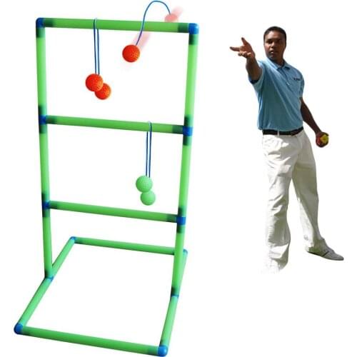 Ladder Ball Game Set For Backyard Lawn Camping Childrens Indoor Sports Toy Ball For Adults Kids Outdoor Activities