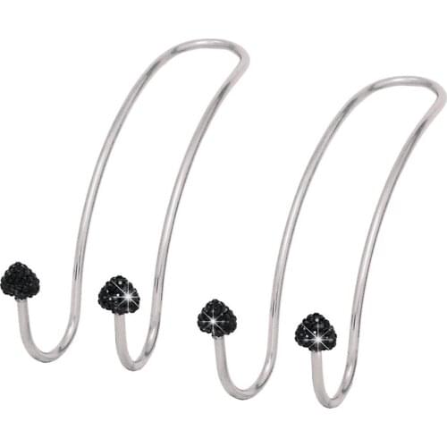 Multi-Functional Stainless Steel Hook Hidden Utility Vehicle On The Car Seat Back Hook Purse Cloth Grocery Storage Auto Fastener