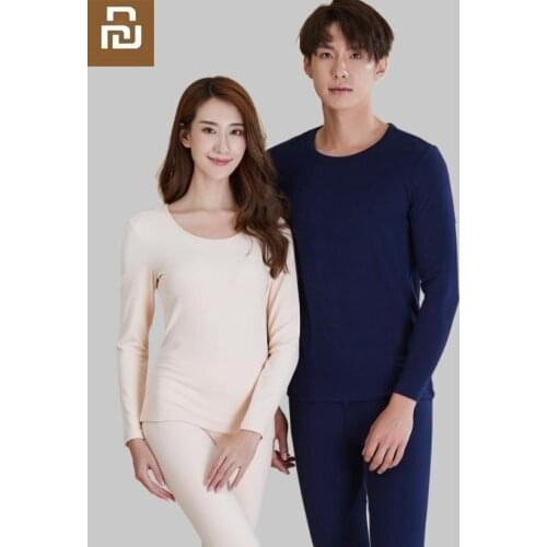 Youpin Instant me fashion Medium thick warm Underwear Couple comfortable Autumn winter Undercoat Tights Thermal Underwear