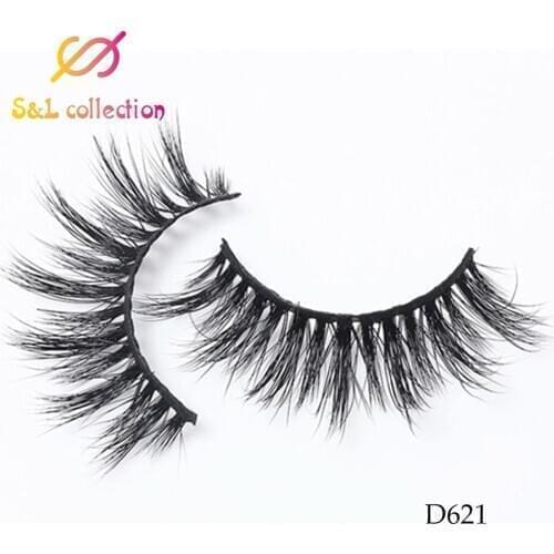 Mink eyelashes natural false eyelashes 3D mink lashes makeup soft fake eyelash extension hand made eye lashes