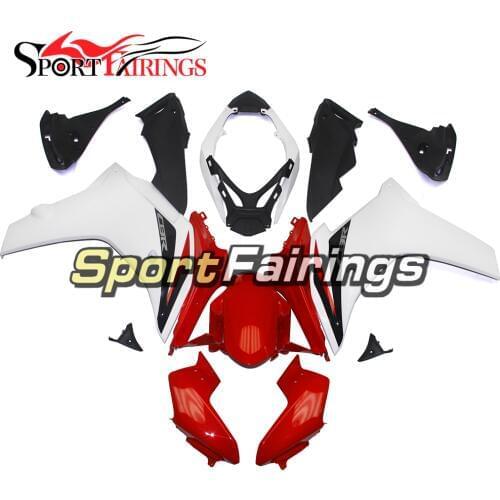 Plastics ABS Motorcycle Full Injection Fairing Kits For Honda CBR600F Year 2011 - 2013 Fairing Kit Bodywork Cowling White Red