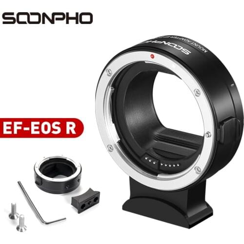 SOONPHO EF-EOS R Lens Mount Adapter Electronic Auto Focus for Canon EOS EF/EF-S DSLR Lens to Canon RF Camera EOS R6 RP R5
