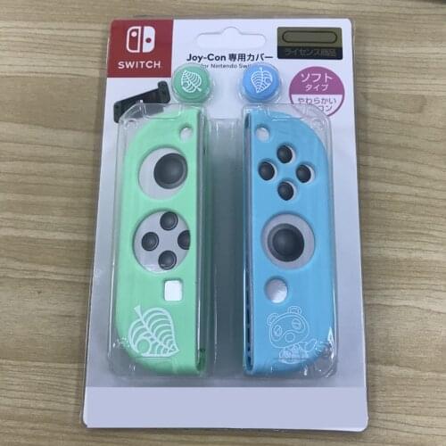 Animals Crossing for Nintend Switch Console JoyCon Silicone Cover for Joy-Con Cpas for Nintendo Switch Joystick Cover Controller