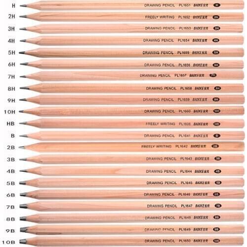 12pc New Gift Hexagon Log Set Professional Drawing Art Sketch Pencil