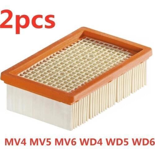 2* Filter for KARCHER MV4 MV5 MV6 WD4 WD5 WD6 wet&dry Vacuum Cleaner replacement Parts#2.863-005.0 hepa filters