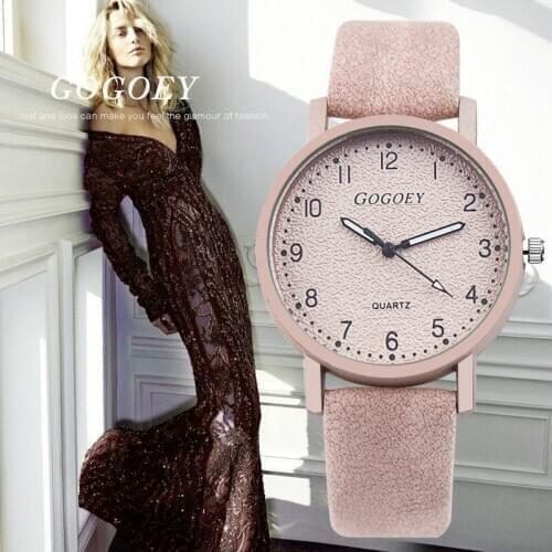 2019 Gogoey Women Brand Watches Fashion Watch Women Leather Watches Women Watch Bayan Kol Saati relogio feminino montre femme