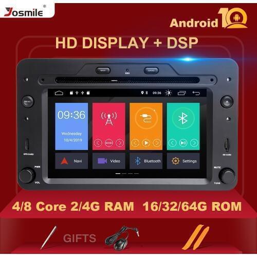 DSP 4GB 64G AutoRadio 2din Android 10 GPS Navigation For Alfa Romeo 159 Brera SpiderSportwagon Stereo Mulltimedia AudioHead Unit