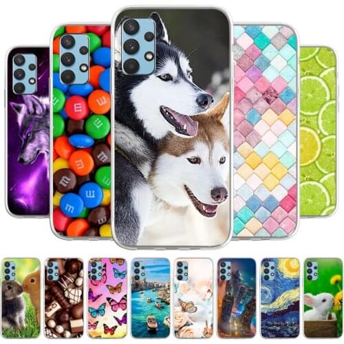 Case For Samsung Galaxy A32 Cover Soft Silicone Funda For Samsung GalaxyA32 4G 5G Cases TPU Phone Coque Back Covers Cute
