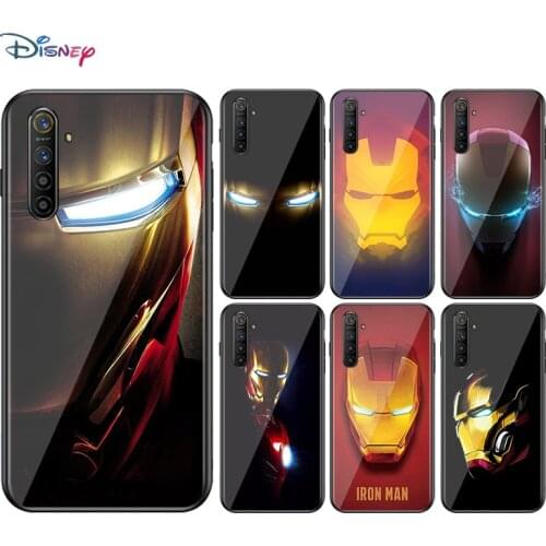 Marvel Avengers Super Hero Iron Man For OPPO A93 A92 A73 A53S A52 A32 A31 A12E A1K Find X2 X3 Pro Lite Neo Soft Black Phone Case