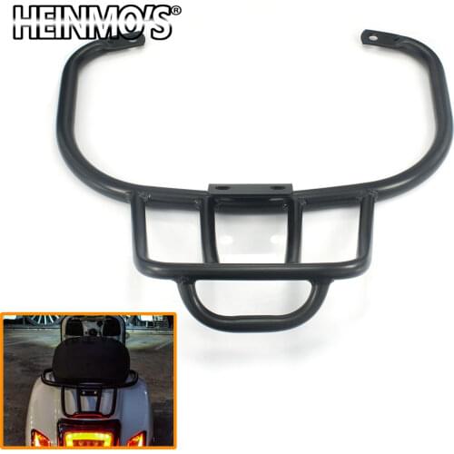 For VESPA GTS 300 Black Rear Bracket Motorcycle Sports Luggage Rack Book Shelf Rack Rear Luggage Bag CNC Aluminum