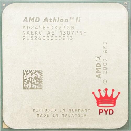 AMD Athlon II X2 245e 2.9 GHz Dual-Core CPU Processor AD245EHDK23GM Socket AM3