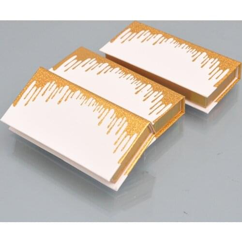 Wholesale Lash Box Packaging Eyelash Box Custom Faux Cils 25mm Mink Eyelashes White Square Magnetic Package Storage Case Vendors