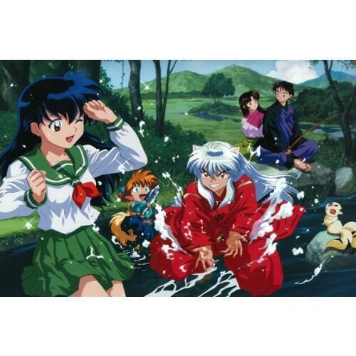 Nice Custom Inuyasha Poster Home Decor Cloth Fabric Posters Best Gift Canvas Posters 20X30cm,27X40cm,30X45cm