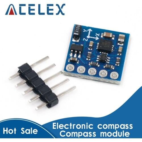 GY-271 HMC5883L 3V-5V Three 3 Triple Axis Magnetic Field Compass Magnetometer Sensor Module ForArduino IIC Board