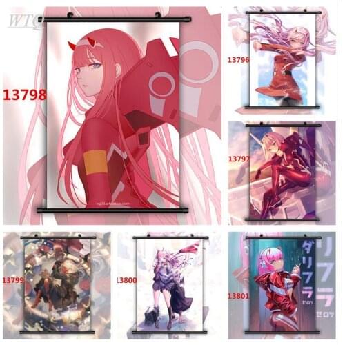 Anime Posters Darling In The FranXX Zero Two Canvas Painting Wall Decor Poster Wall Art Picture Room Decor Home Decor