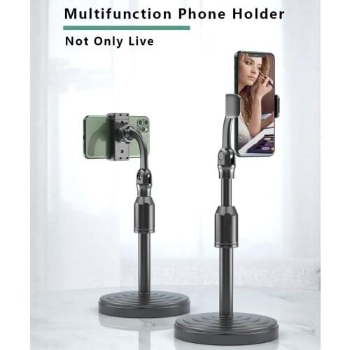 Phone Stand,Height Angle Adjustable,Desk 360 Rotate for Live Streaming Makeup Shoot Video Youtube TikTok,Compatible for all phon