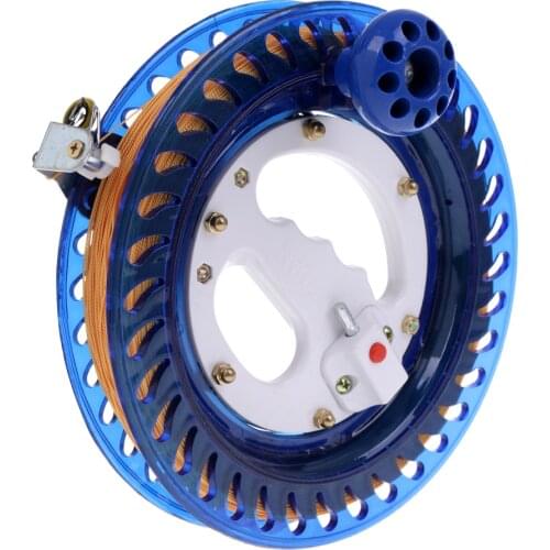 Durable Outdoor Fishing Reel Kite Line Winder Winding Reel Grip Wheel with 450 flying Line String Flying Tools for Kids Adult