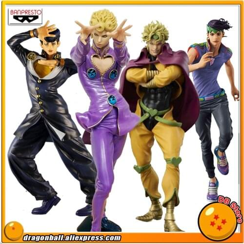 SALE0a Japan Anime "Jo Jos Bizarre Adventure" Original Banpresto Grandista Collection Figure - Josuke Giovanna Rohan DIO