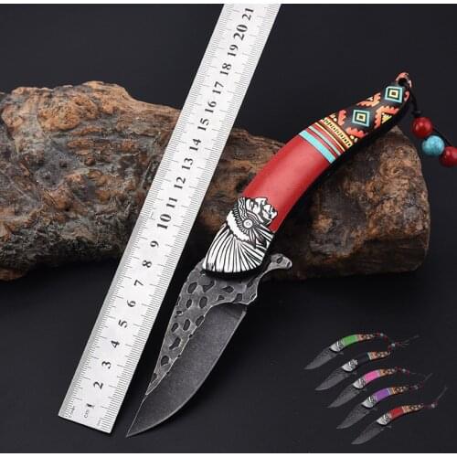 Folding Knife Stainless Steel Outdoor Survival High Hardness Adventure Mountain Climbing Collection Outdoor Knife
