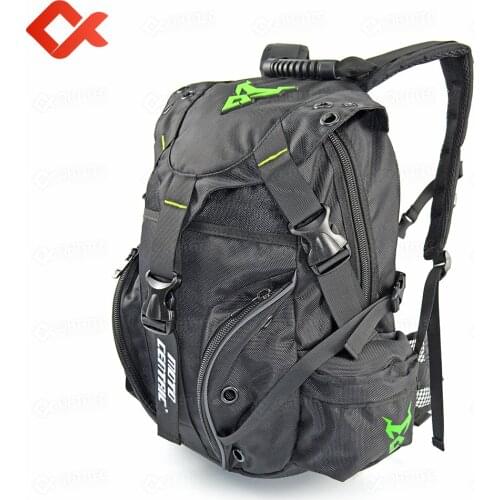 Motorcycle Helmet Bag MOTOCENTRIC Reflective Motorcycle Backpack Waterproof Casual Buckle Outdoor Riding Motorcycle Bag for Men