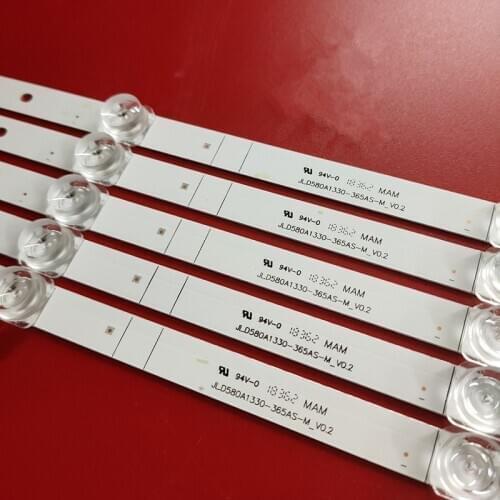 LED Backlight Lamp strip 10leds For Hisense HZ58A55 lamp strip JL.D580A1330-365AS-M-V02/1 CRH-BK58S13030T051087D-REV1.2
