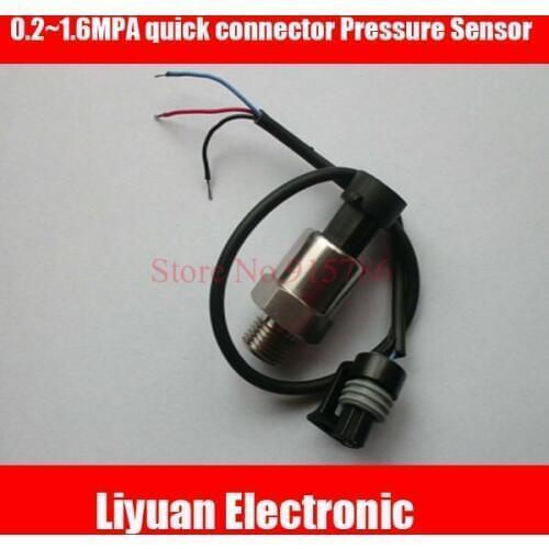 0.5-4.5V 0-5V quick connector Pressure Sensor / machine oil atmospheric pressure transmitter /0.2~1.6MPA ceramic pressure sensor