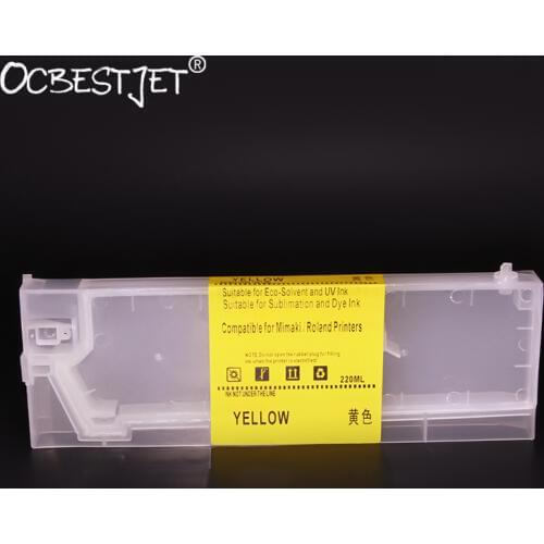 220ML/PC HS Refillable Ink Cartridge For Mimaki JV5-130S JV5-160S JV5 JV5-320S (6 Colors One Set)