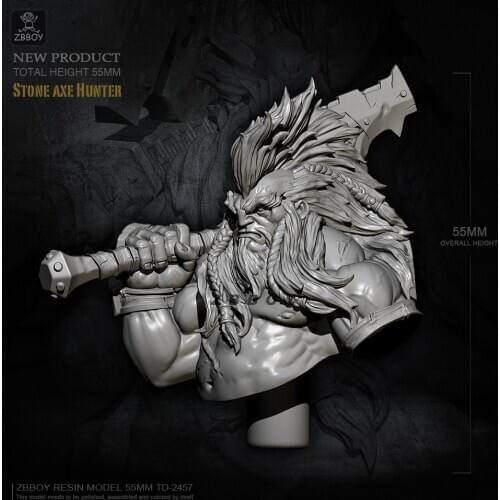 55mm Resin Bust kits figure self-assembled TD-2457