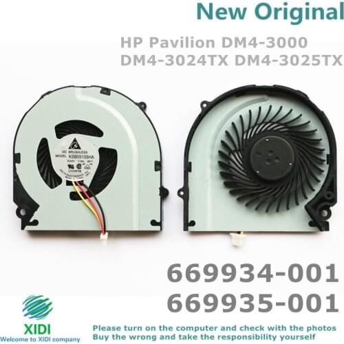 NEW CPU FAN FOR HP DM4-3000 DM4-3024TX DM4-3025TX 669934-001 669935-001 CPU COOLING FAN