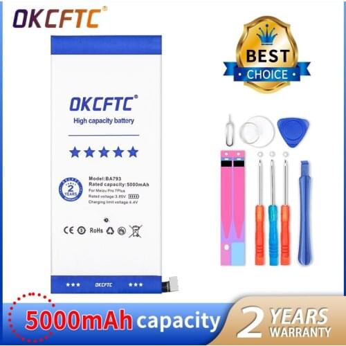 OKCFTC BA793 BA792 5000mAh Battery for Meizu Pro 7 Plus / Pro 7 M793Q M793M M793H M792C M792C-L M792M-L M792Q M792Q-L